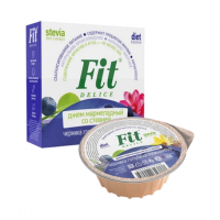 Джем мармеладный Fit Delice черника, голубика, топинамбур со стевией, 100 г 